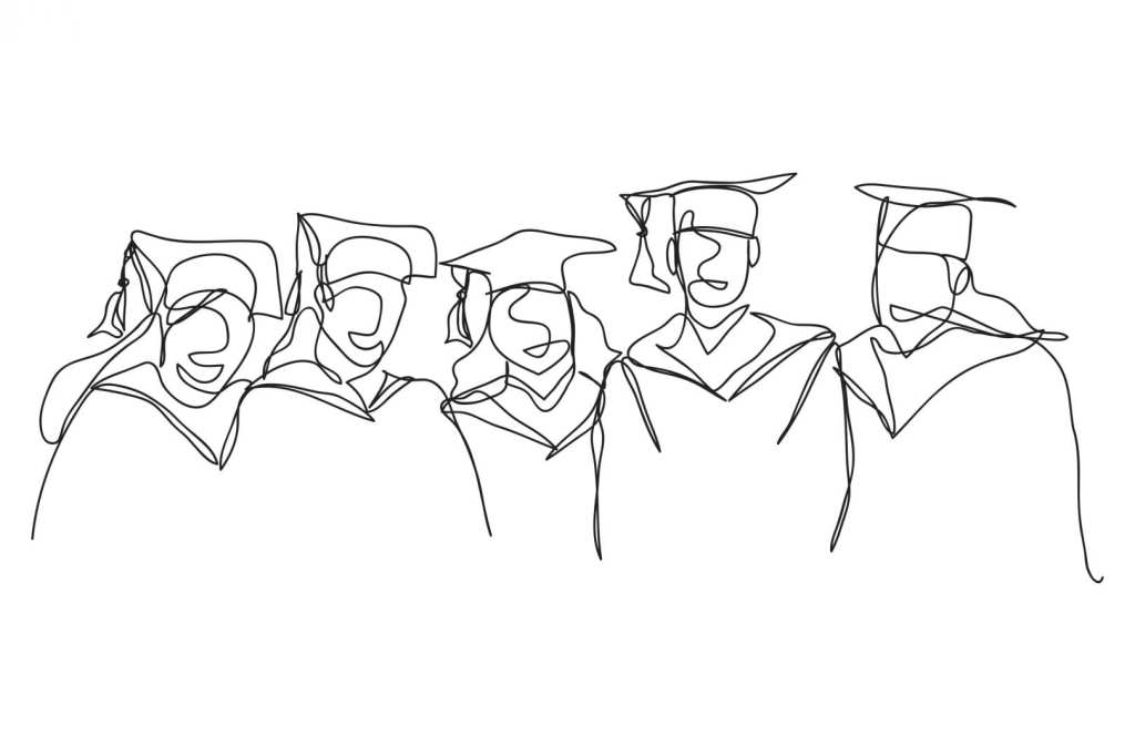 IB Diploma Graduates Doodle Image piece
