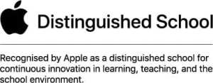 apple distinguished school logo